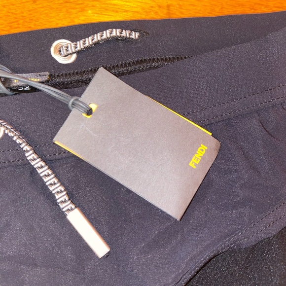 Fendi Black Drawstring Swim Briefs new with tag - Picture 3 of 5